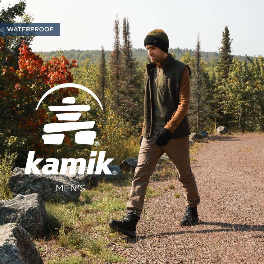 Man walking on dirt road