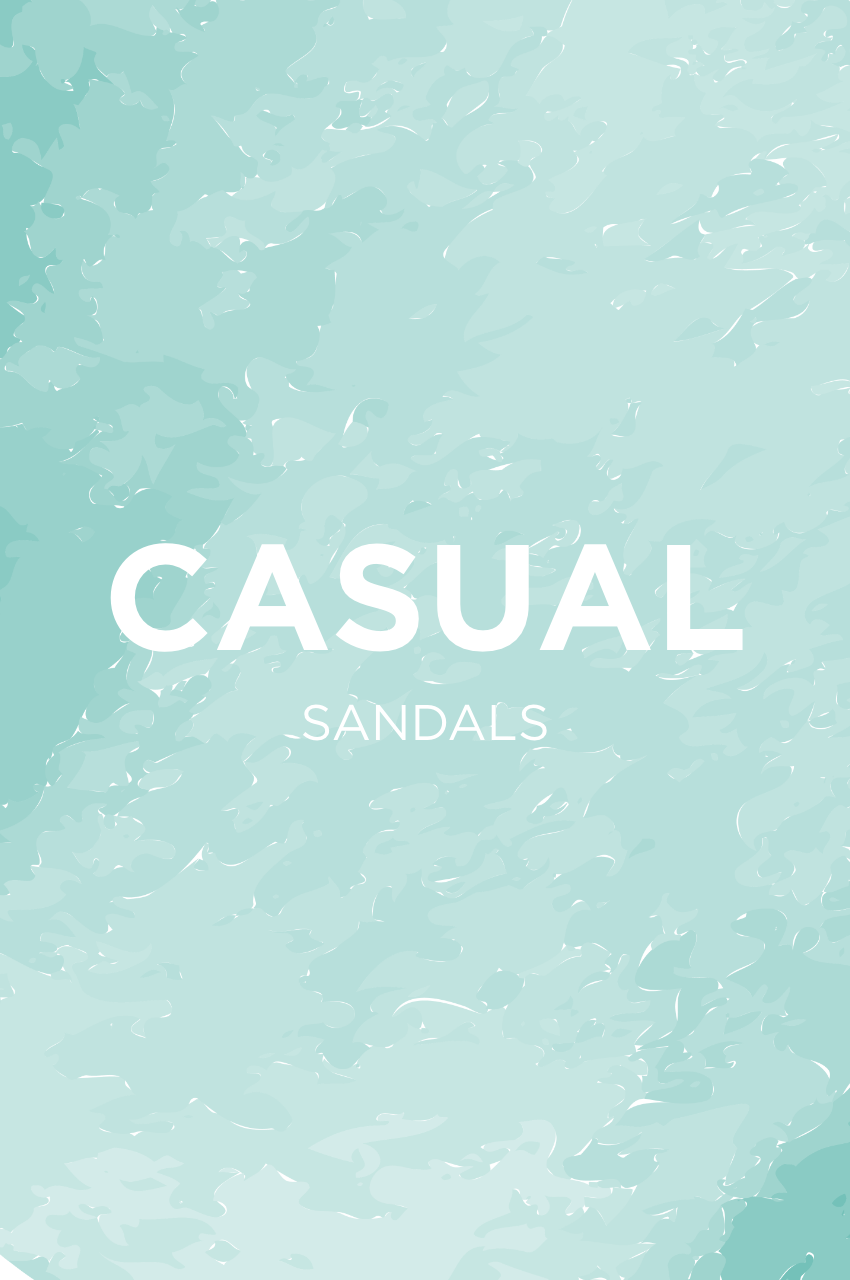 Casual sandals graphic