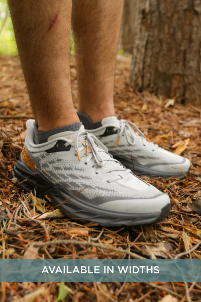 Man standing in woods