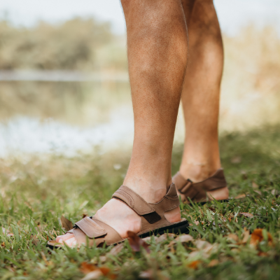 Man standing in grass