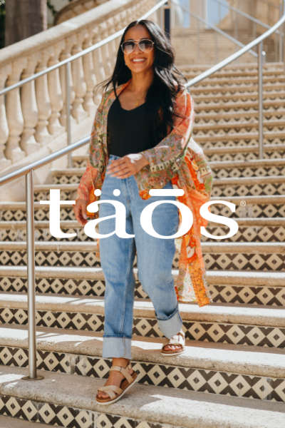 Woman walking down outdoor stairway