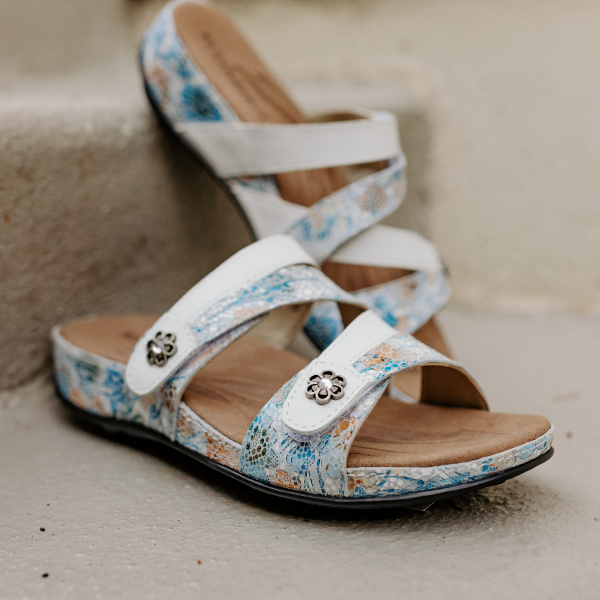 Shoes sitting on stairs