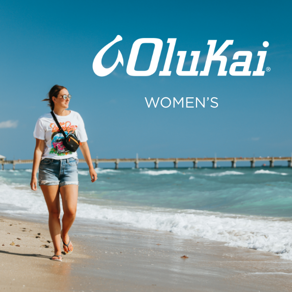 Woman walking on beach