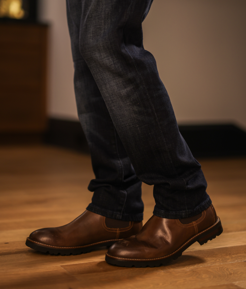 Man standing at bar