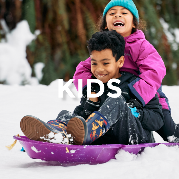Kids sledding