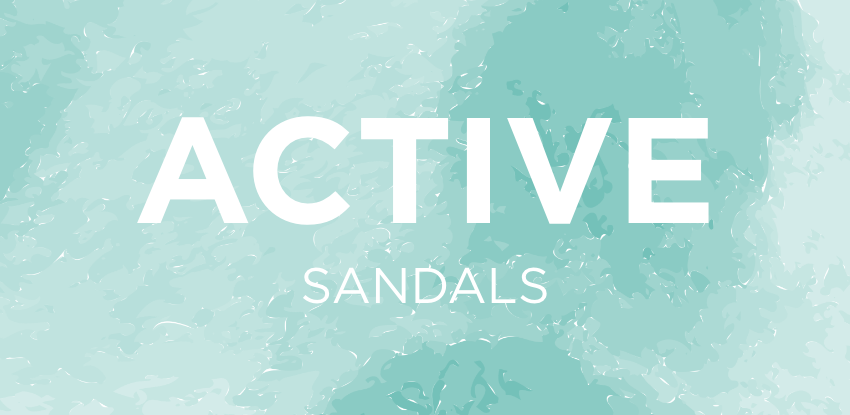 Active sandals graphic