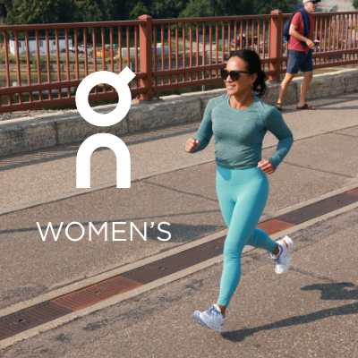 Woman running on Stone Arch Bridge
