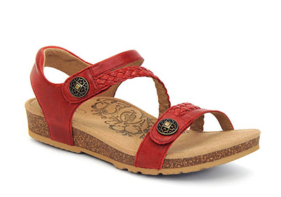 Aetrex Jillian in red