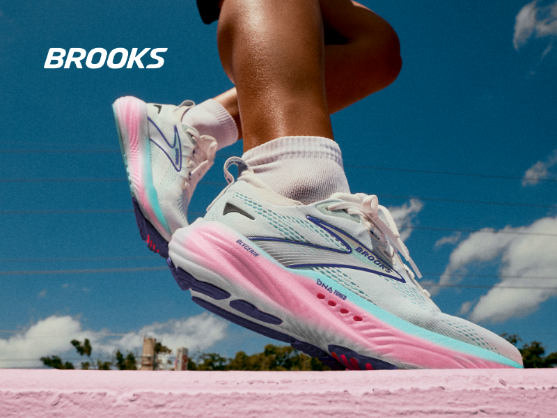 Woman wearing Brooks Glycerin 22