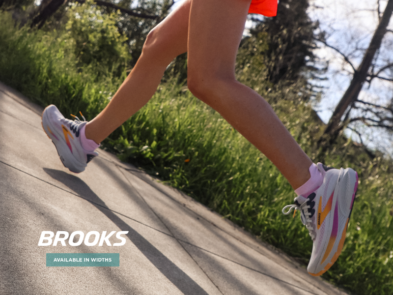Woman running in Brooks Ghost