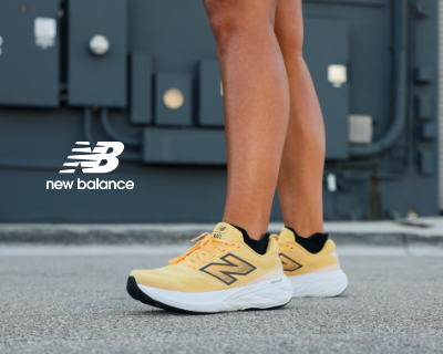 Woman wearing New Balance 880v15 shoes