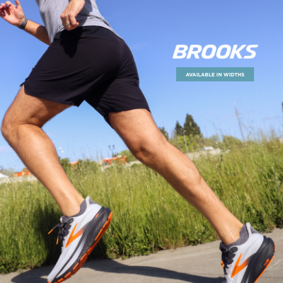 Man running in Brooks Ghost
