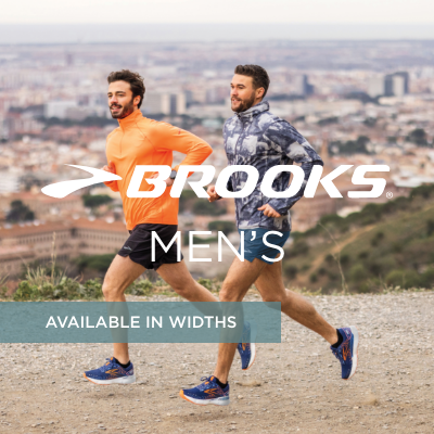 Men running on pathway