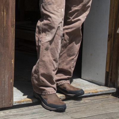 Man standing in doorway