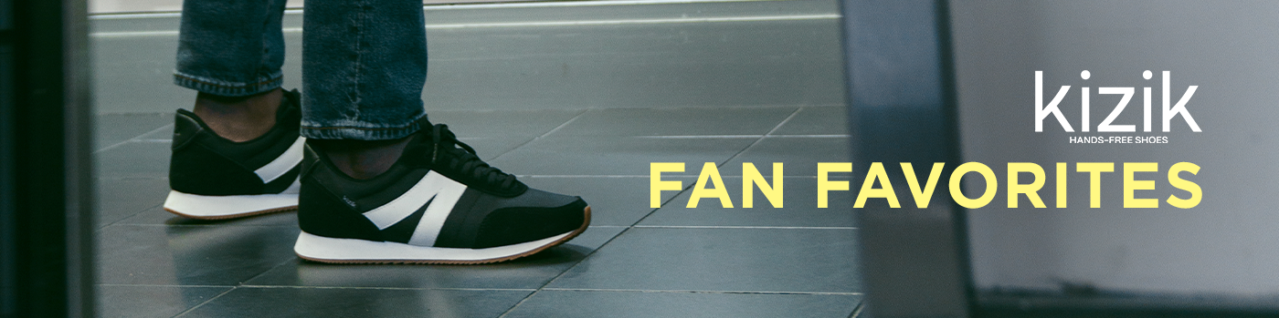 Pair of Kizik Milan sneakers