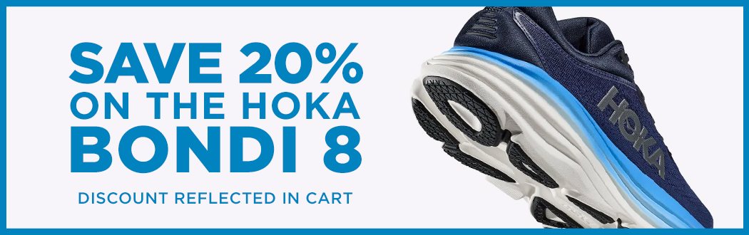 Save 20% on the Hoka Bondi 8
