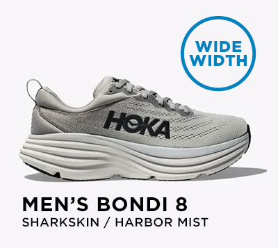 Men's Hoka Bondi 8 Wide Sharkskin