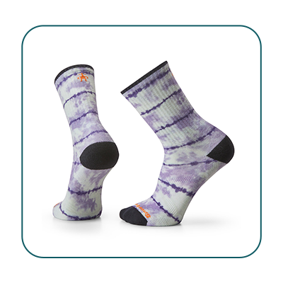 Smartwool Athletic Tie Dye Print Crew