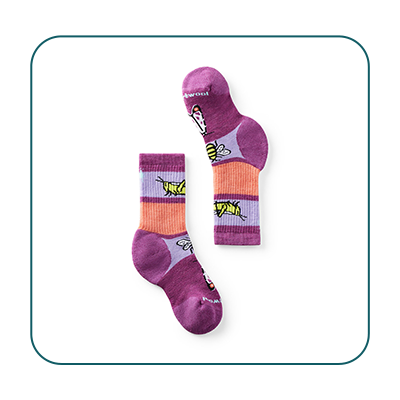 SMARTWOOL Hike Full Cushion Garden Bugs Pattern Crew