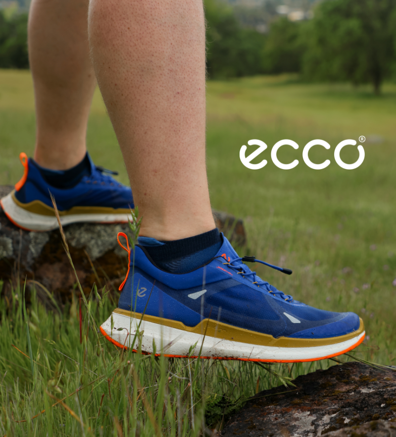 Man wearing Ecco sneakers
