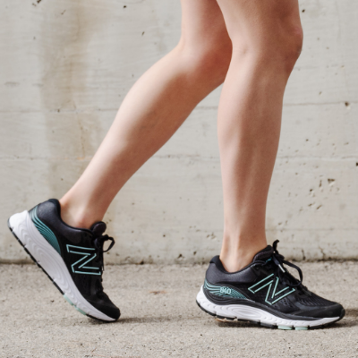 Woman standing in New Balance 