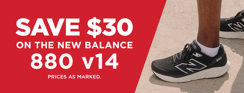 Save $30 on the New Balance 880 v14