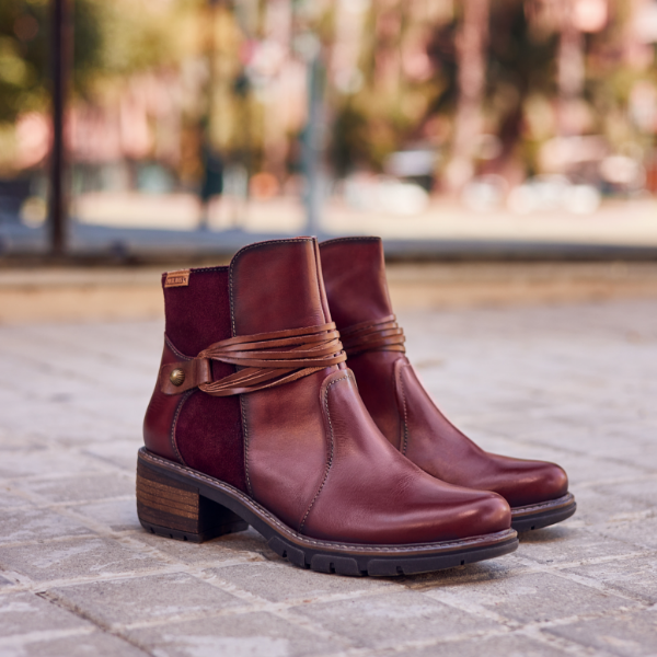 Shoes sitting on cobblestone