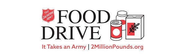 Salvation Army Food Drive logo