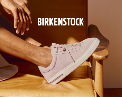 Woman wearing Birkenstock Bend sneakers
