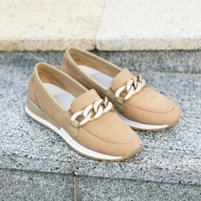 Shoes sitting on stairs