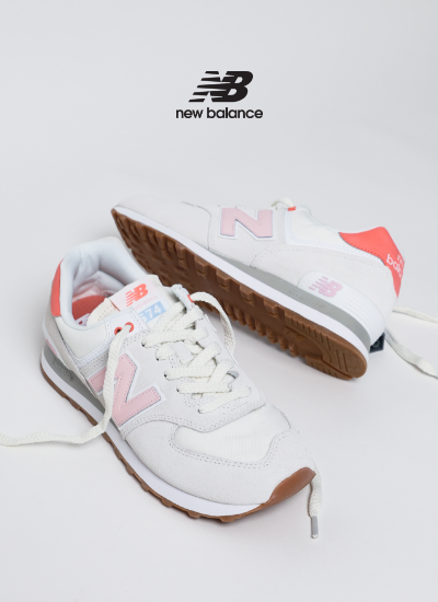 New Balance 574 Lifestyle shoes posed on white background 
