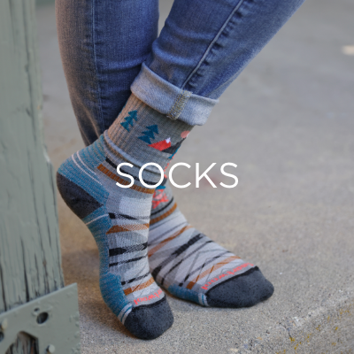 Person posing with socks