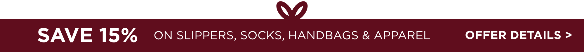 Save 15% on select gift items